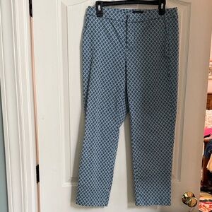 NYDJ casual pants, geometric design 8